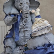 Слоняша Баби и мышка Пуговка