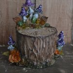 Пуфик, пенёк, оттоманка, стул мухомор