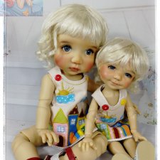 Продолжаем... Одеваем новых куколок Meadow Dolls