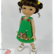 Платье для Meadow Dolls 28 см «КОТЕНОК 3»