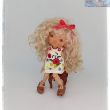 Платье "МАКИ 2" на Irreal Doll (15-16 см)