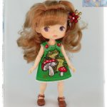 Платье "ДВЕ ЛЯГУШКИ" для Xiaomi Monst doll