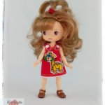 Платье «ЖИРАФИК С ЛИСТИКАМИ» для Xiaomi Monst doll