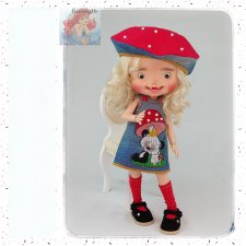 Комплект одежды "ПАНДА И МУХОМОР 2 " для Amy Doll 11 in 28 centimeters (AmyDoll)