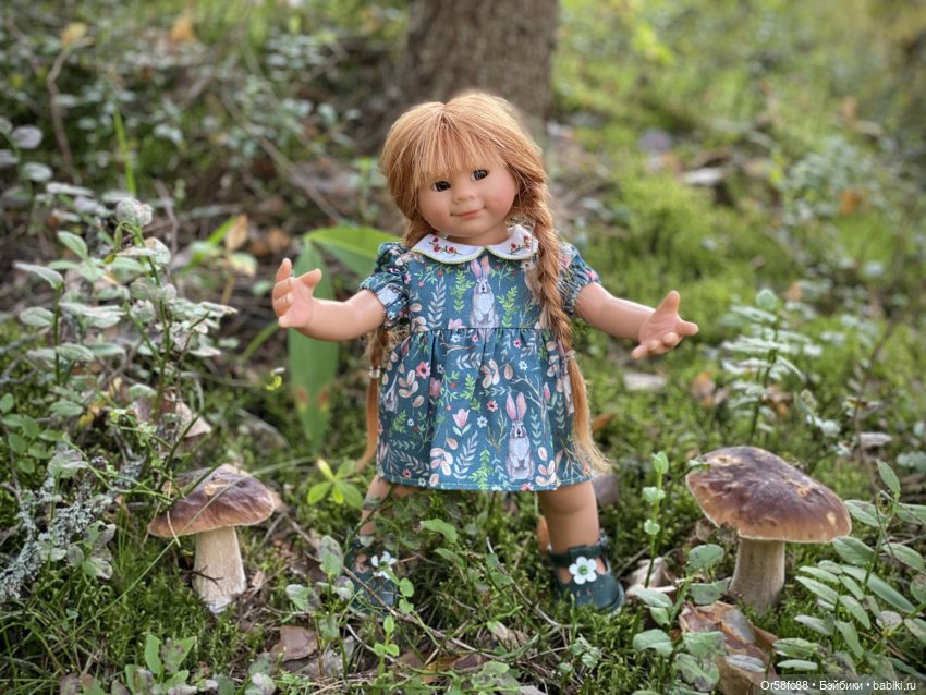 Моя коллекция кукол. Часть 3.2. Wichtel от Rosemarie Muller. Даша и Даринка (фото 6)