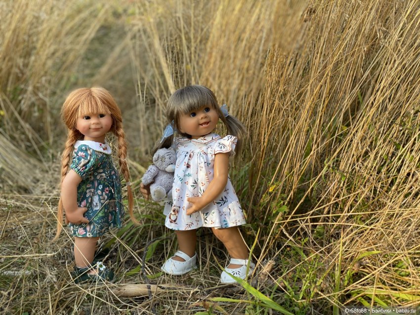 Моя коллекция кукол. Часть 3.2. Wichtel от Rosemarie Muller. Даша и Даринка
