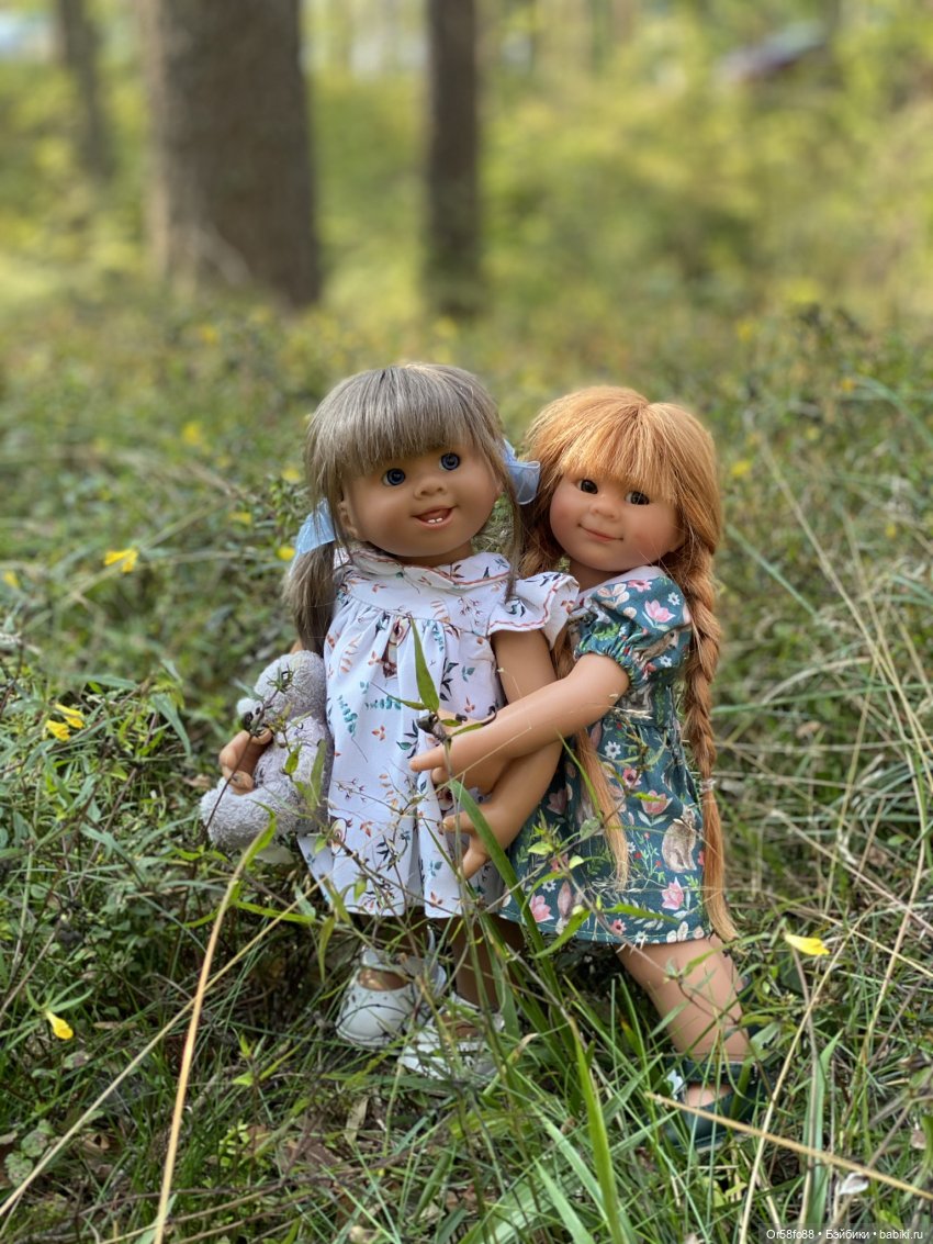 Моя коллекция кукол. Часть 3.2. Wichtel от Rosemarie Muller. Даша и Даринка