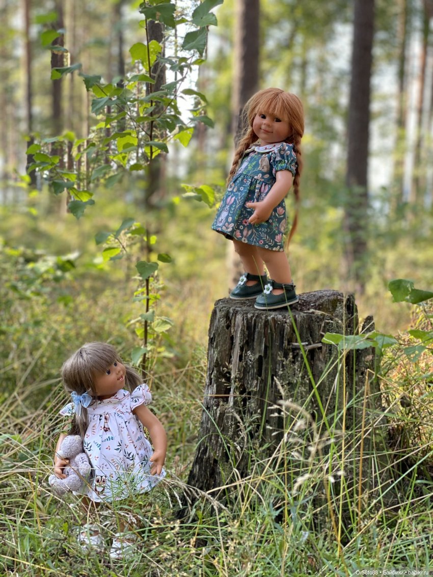 Моя коллекция кукол. Часть 3.2. Wichtel от Rosemarie Muller. Даша и Даринка