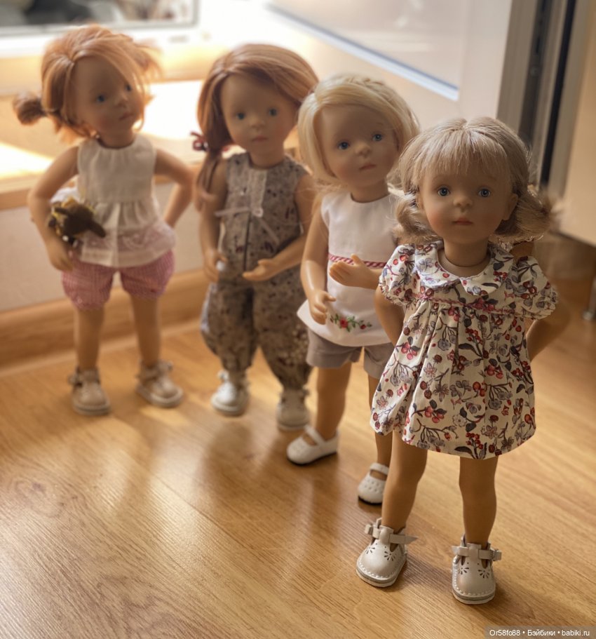 Моя коллекция кукол. Часть 4. Куклы Minouche от Sylvia Natterer