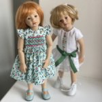 🌿🌿🌿 Платья для кукол Heidi Plusczok с вышивкой