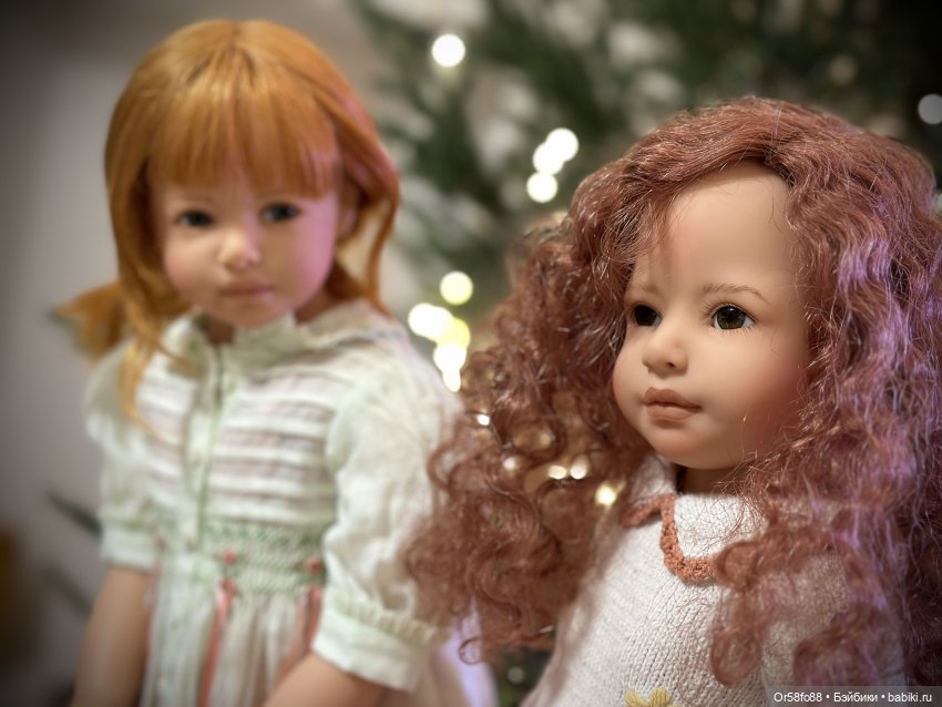 🎄🎄🎄 Мои куклы от Heidi Plusczok у новогодней ёлочки