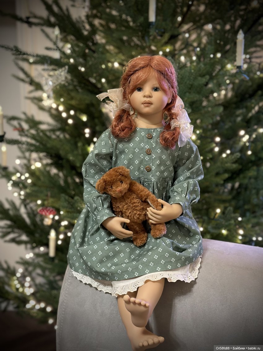 🎄🎄🎄 Мои куклы от Heidi Plusczok у новогодней ёлочки