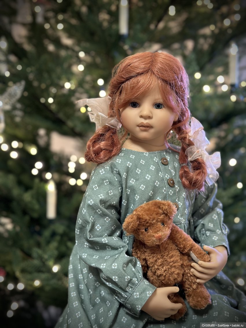 🎄🎄🎄 Мои куклы от Heidi Plusczok у новогодней ёлочки