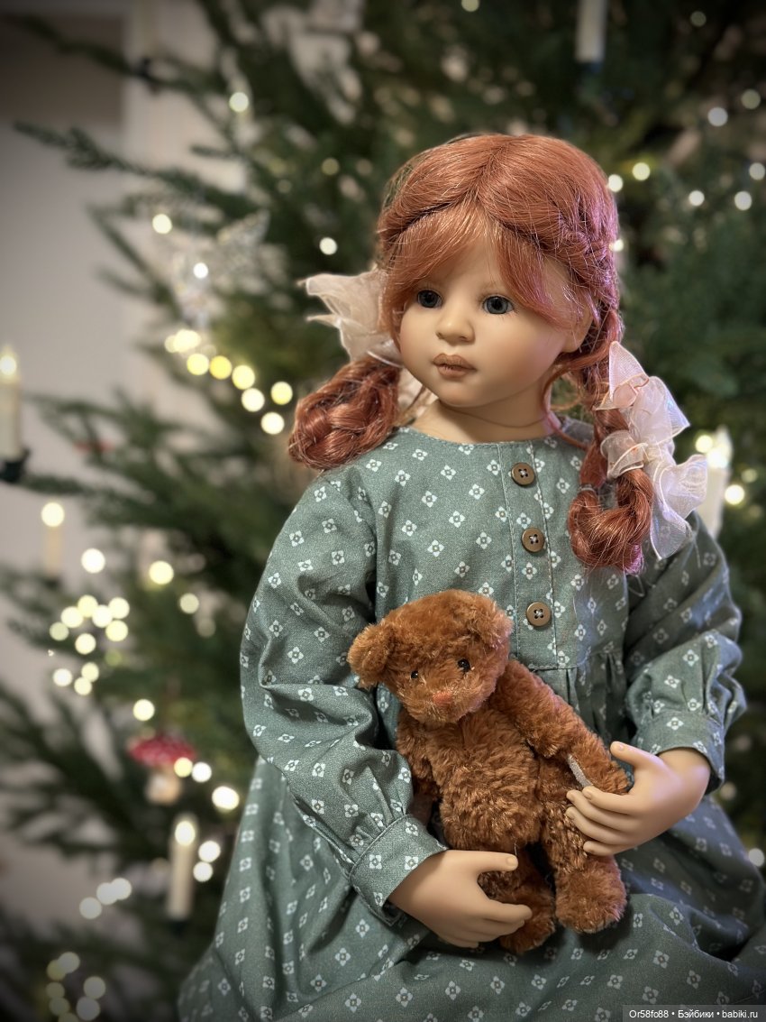 🎄🎄🎄 Мои куклы от Heidi Plusczok у новогодней ёлочки