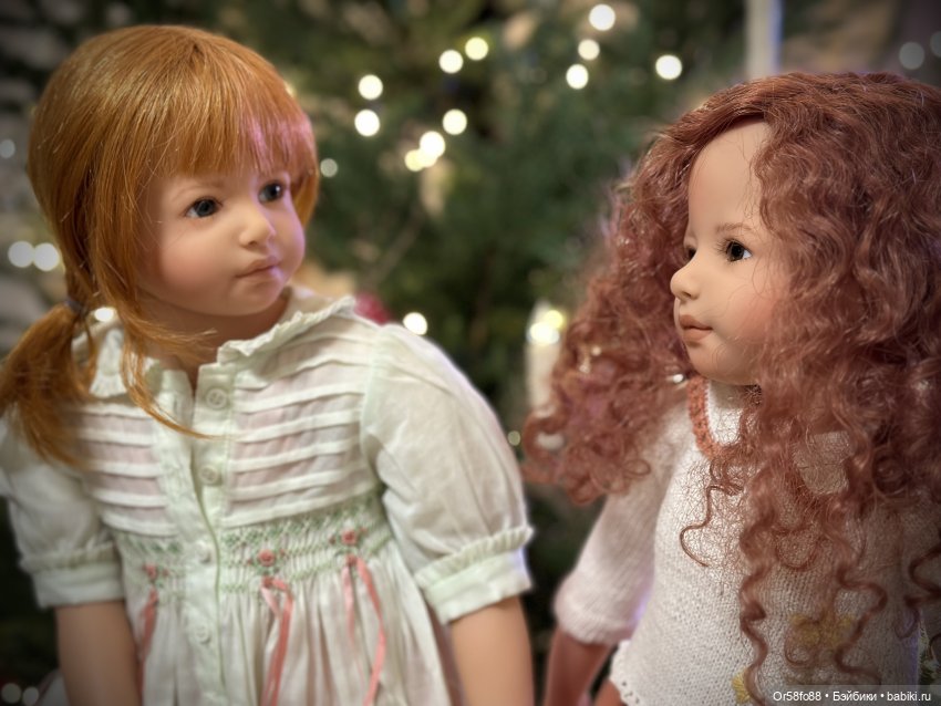 🎄🎄🎄 Мои куклы от Heidi Plusczok у новогодней ёлочки