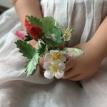 Букетики для кукол из шелковых цветов