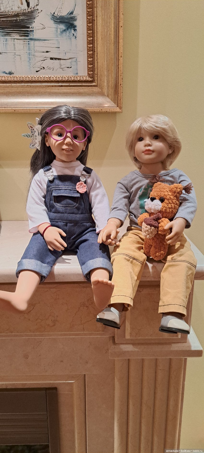 Тихо поиграли) — Куклы Gotz (Готц): Ханна (фото 2)