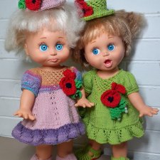 МК  наряда "Маков цвет" на фейсинку