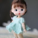 Воздушные ажурные платья для кукол ob11