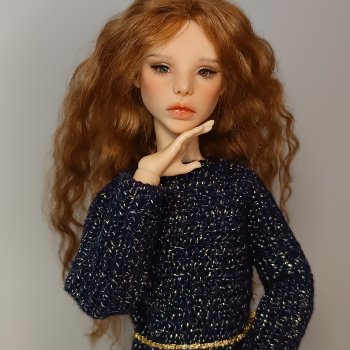 Тёплое с люриксом.