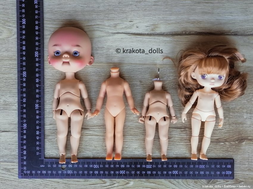 Qbaby в сравнении с другими куклами (фото 2)