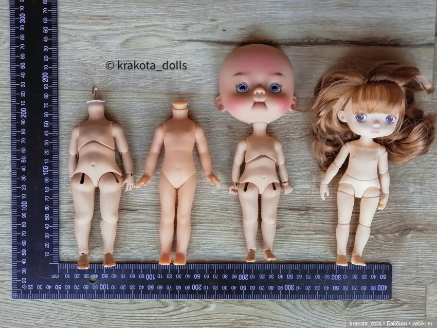 Qbaby в сравнении с другими куклами (фото 3)