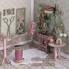 Кукольная швейная мастерская