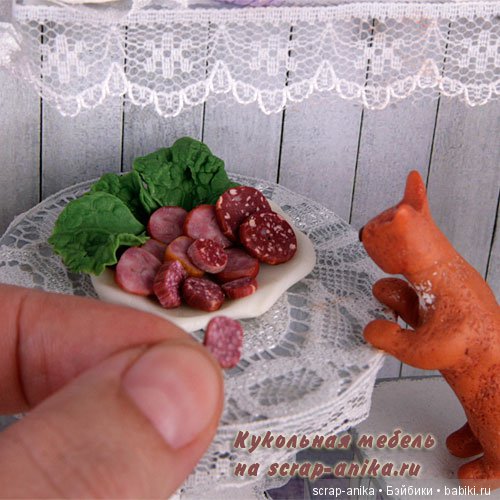 кот из полимерной глины