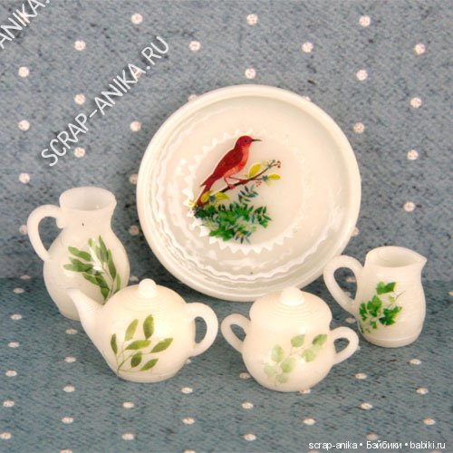 чайная посуда кукольная, кукольная посуда