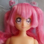 Кукла аниме с телом Ликки с розовыми волосами