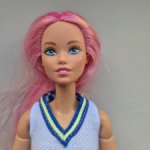 Русалочка Odile на mtm теле. Одиль розовые волосы