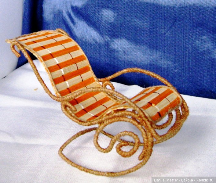 Кресло-качалка без затей — Мебель для кукол и домиков: фото (фото 6)