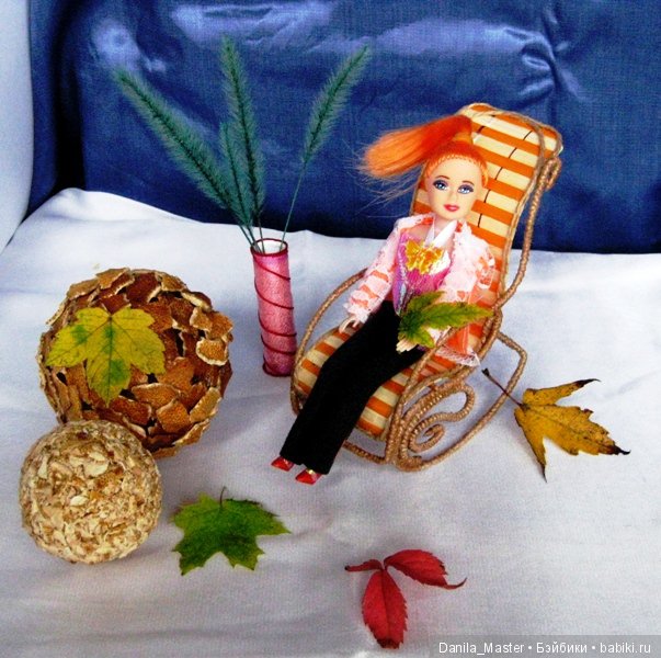 Кресло-качалка без затей — Мебель для кукол и домиков: фото (фото 9)