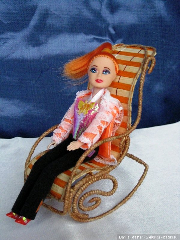Кресло-качалка без затей — Мебель для кукол и домиков: фото (фото 8)