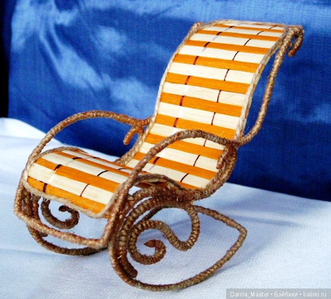 Кресло-качалка без затей — Мебель для кукол и домиков: фото (фото 7)