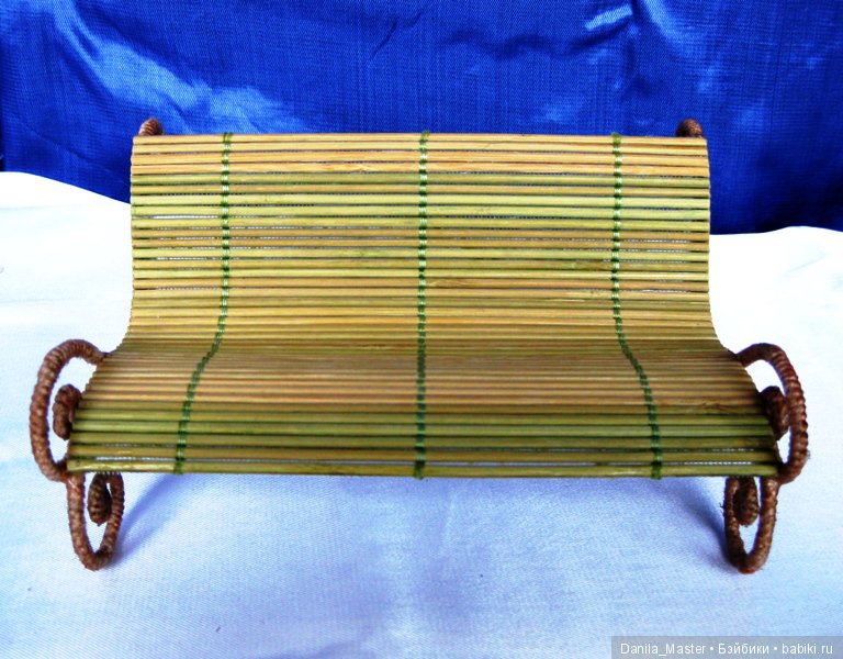 Очень простая лавочка — Мебель для кукол и домиков: фото