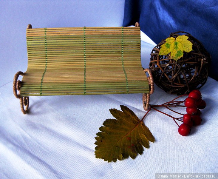 Очень простая лавочка — Мебель для кукол и домиков: фото (фото 4)