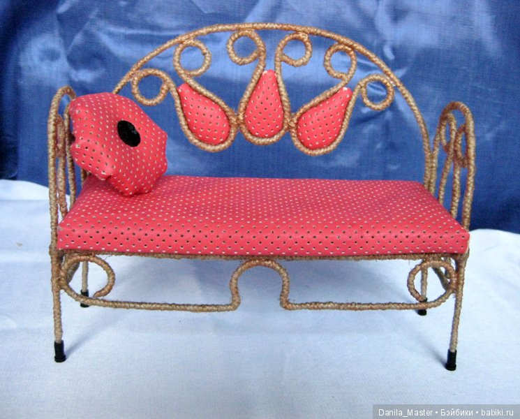 Коралловый гарнитур — Мебель для кукол и домиков: фото