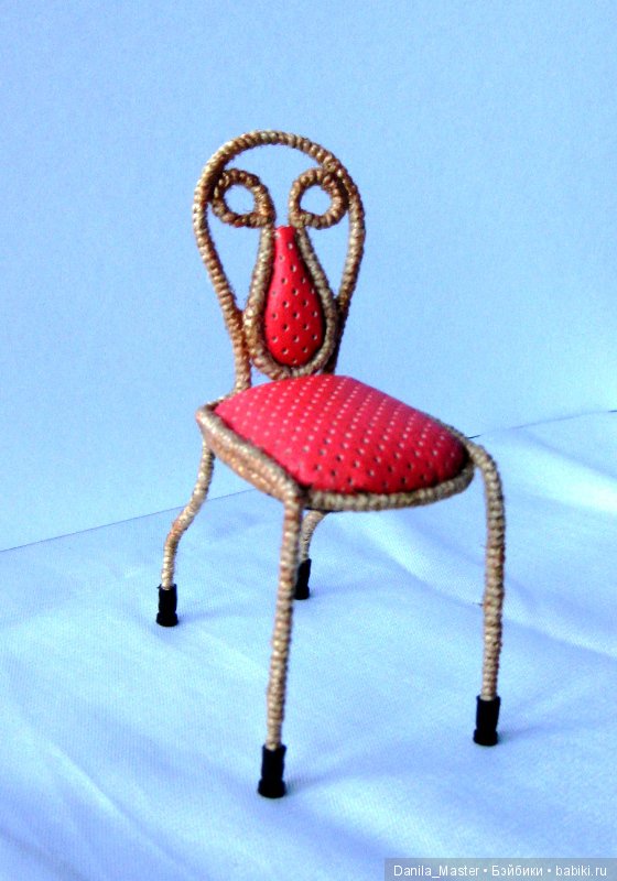 Коралловый гарнитур — Мебель для кукол и домиков: фото (фото 7)