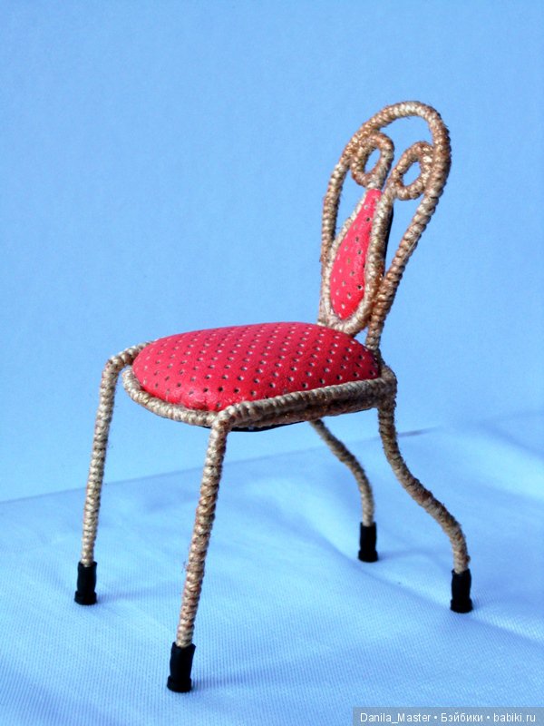 Коралловый гарнитур — Мебель для кукол и домиков: фото (фото 9)