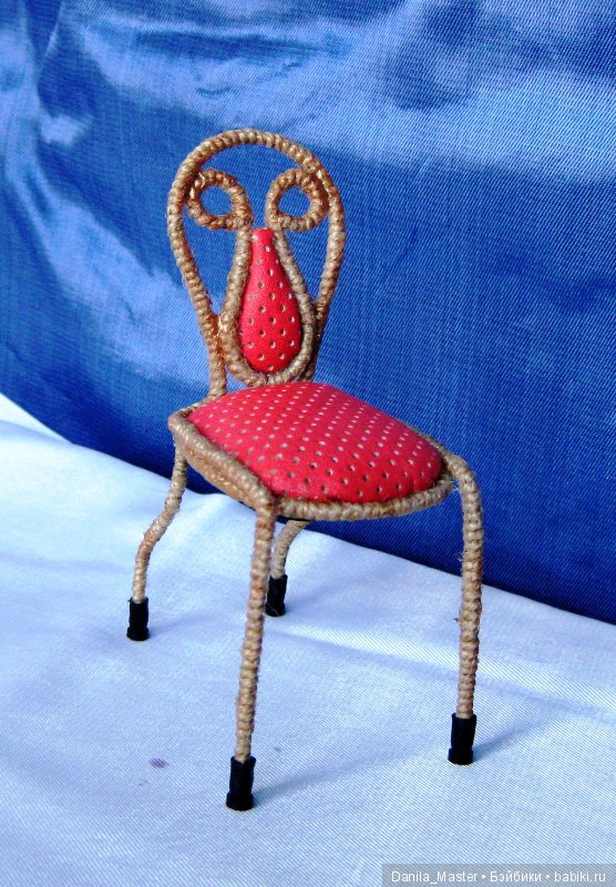 Коралловый гарнитур — Мебель для кукол и домиков: фото (фото 6)