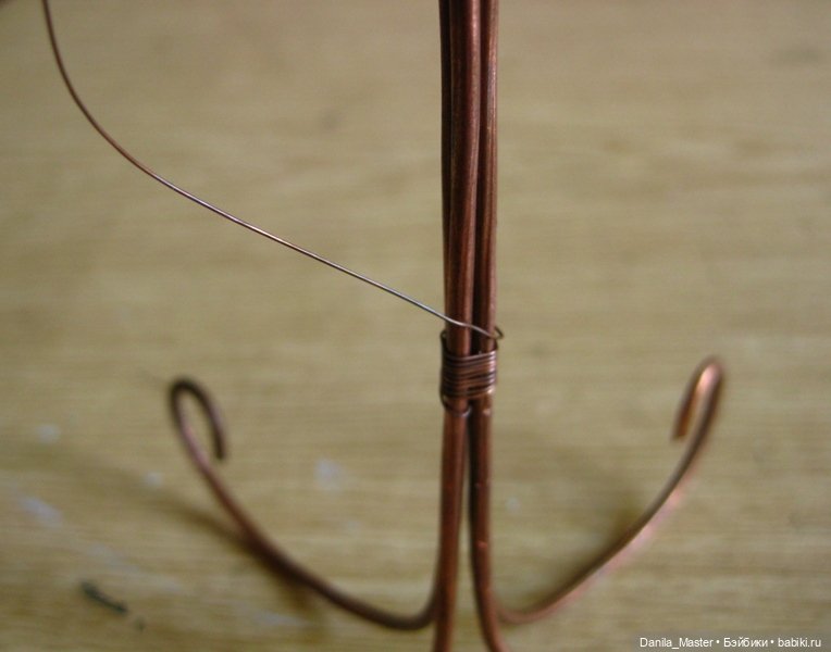 Стол и стулья из проволоки с фотографиями процесса. Часть1. Стол (фото 9)