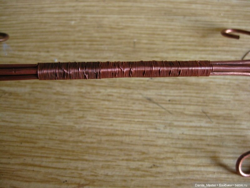 Стол и стулья из проволоки с фотографиями процесса. Часть1. Стол