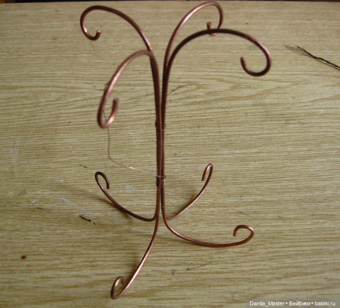 Стол и стулья из проволоки с фотографиями процесса. Часть1. Стол (фото 10)