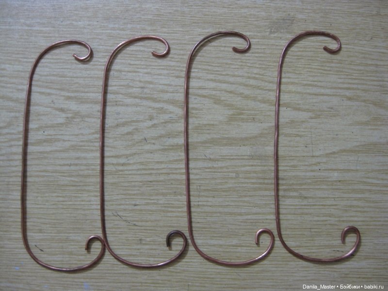 Стол и стулья из проволоки с фотографиями процесса. Часть1. Стол (фото 5)