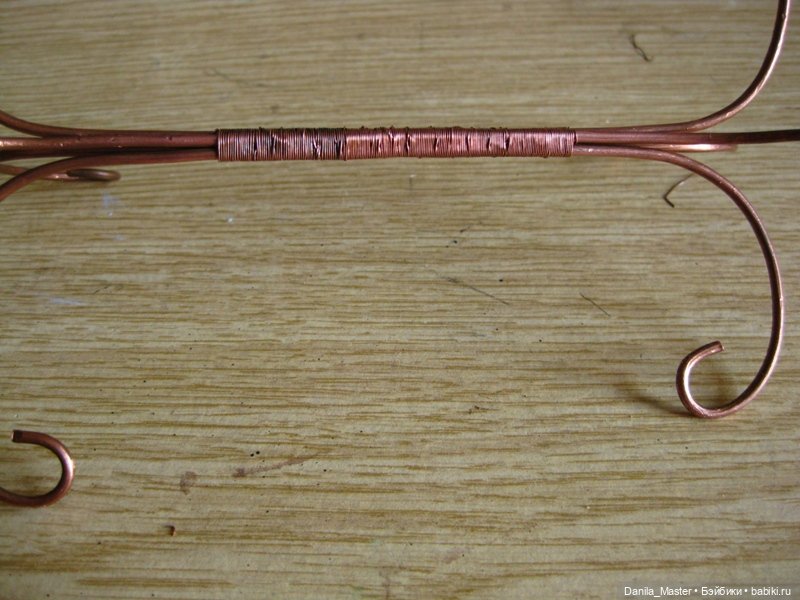 Стол и стулья из проволоки с фотографиями процесса. Часть1. Стол