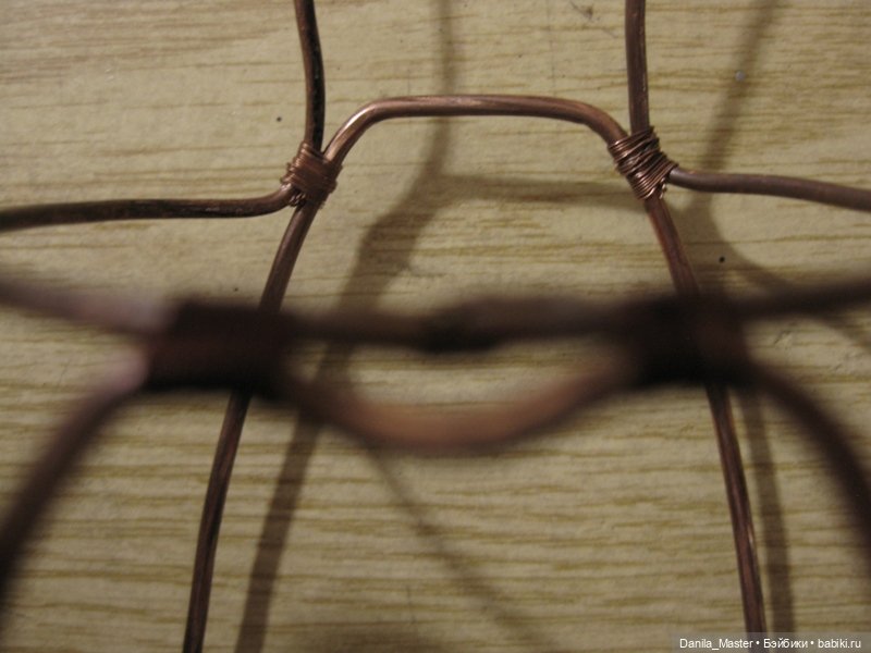 Стол и стулья из проволоки с фотографиями процесса. Часть 2. Стулья