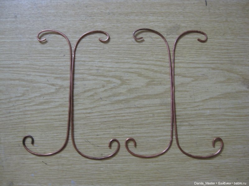 Стол и стулья из проволоки с фотографиями процесса. Часть1. Стол (фото 6)