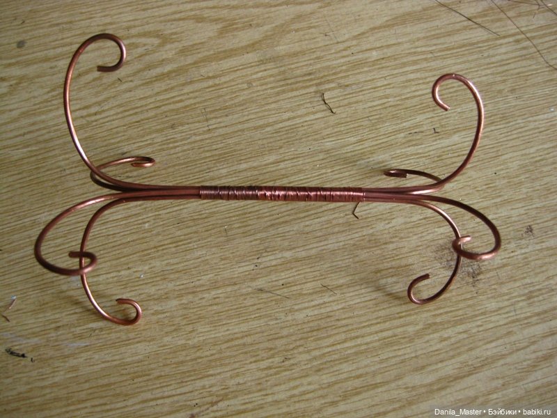 Стол и стулья из проволоки с фотографиями процесса. Часть1. Стол