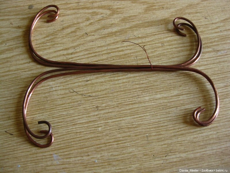 Стол и стулья из проволоки с фотографиями процесса. Часть1. Стол (фото 8)